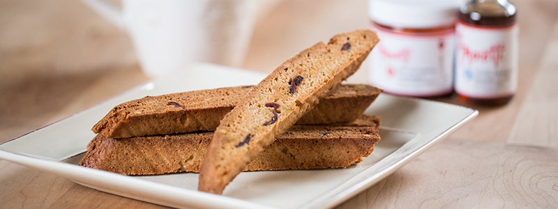 Wild Strawberry Champagne Biscotti