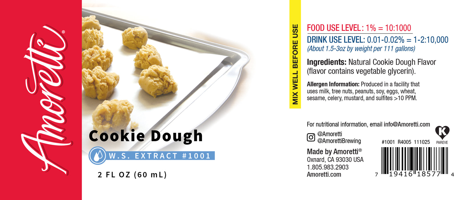 Cookie Dough Extract Water Soluble
