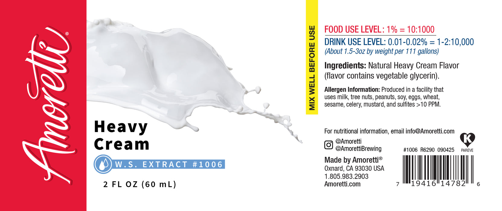 Heavy Cream Extract Water Soluble