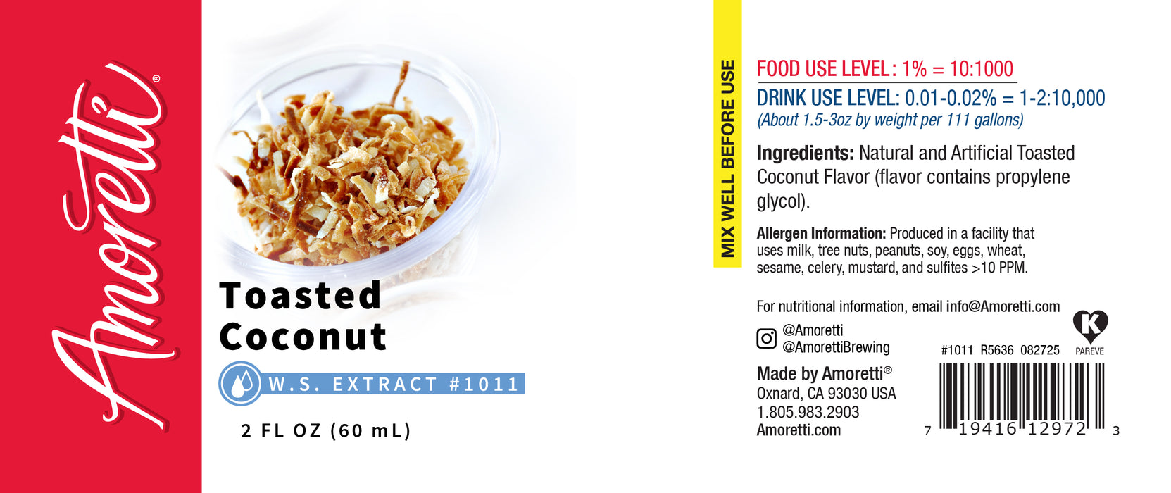 Toasted Coconut Extract Water Soluble