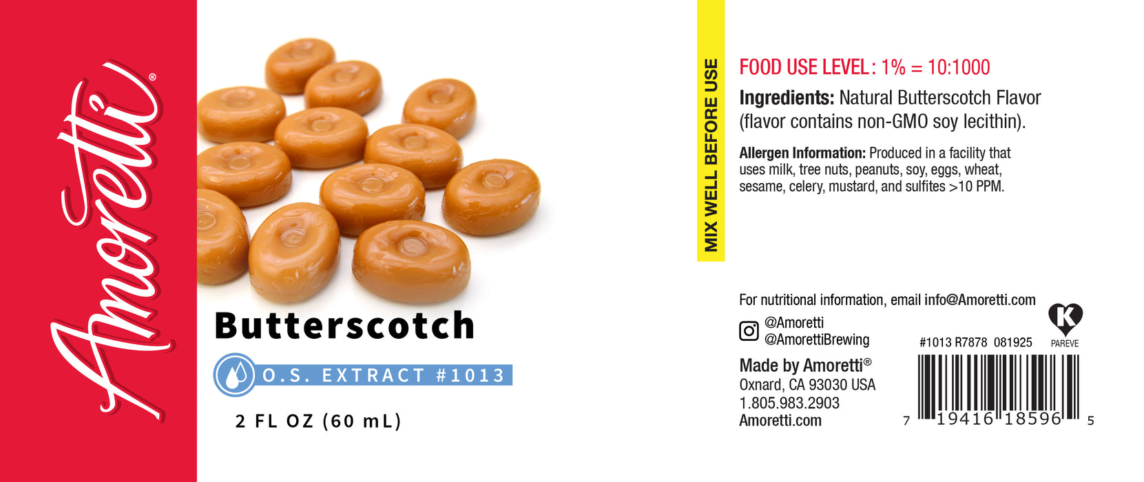 Butterscotch Extract Oil Soluble