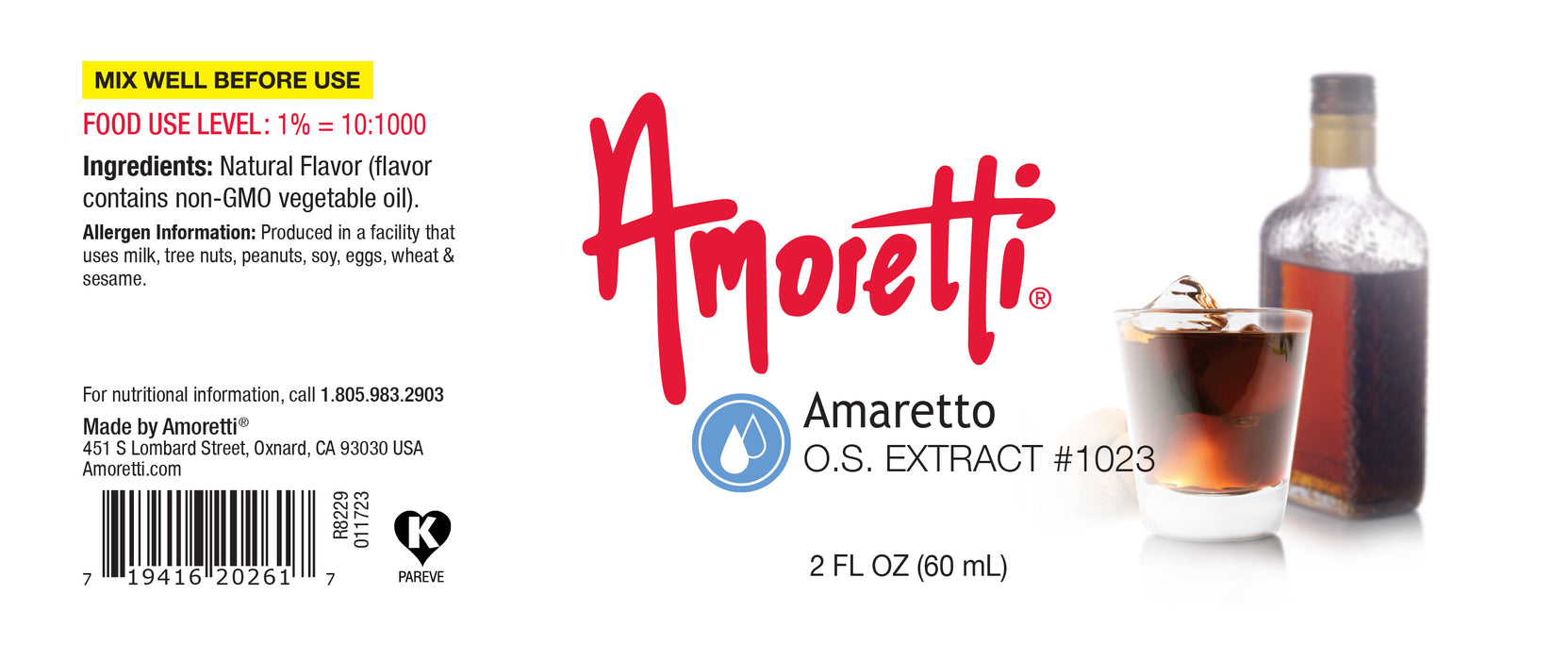 Amaretto Extract Oil Soluble