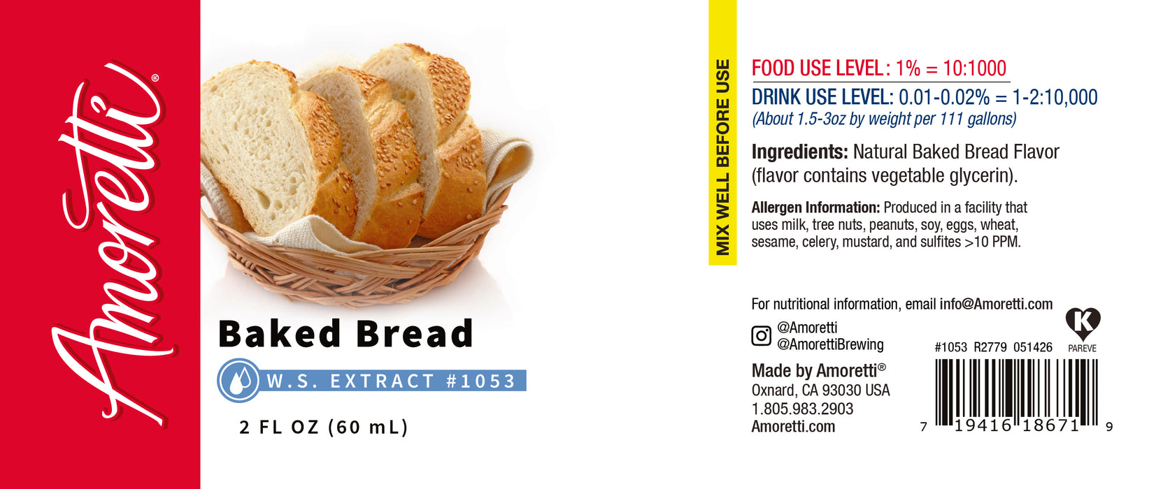 Baked Bread Extract Water Soluble