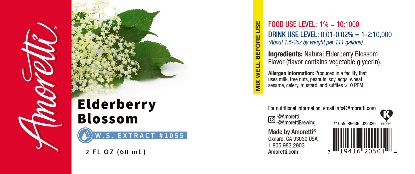 Elderberry Blossom Extract Water Soluble