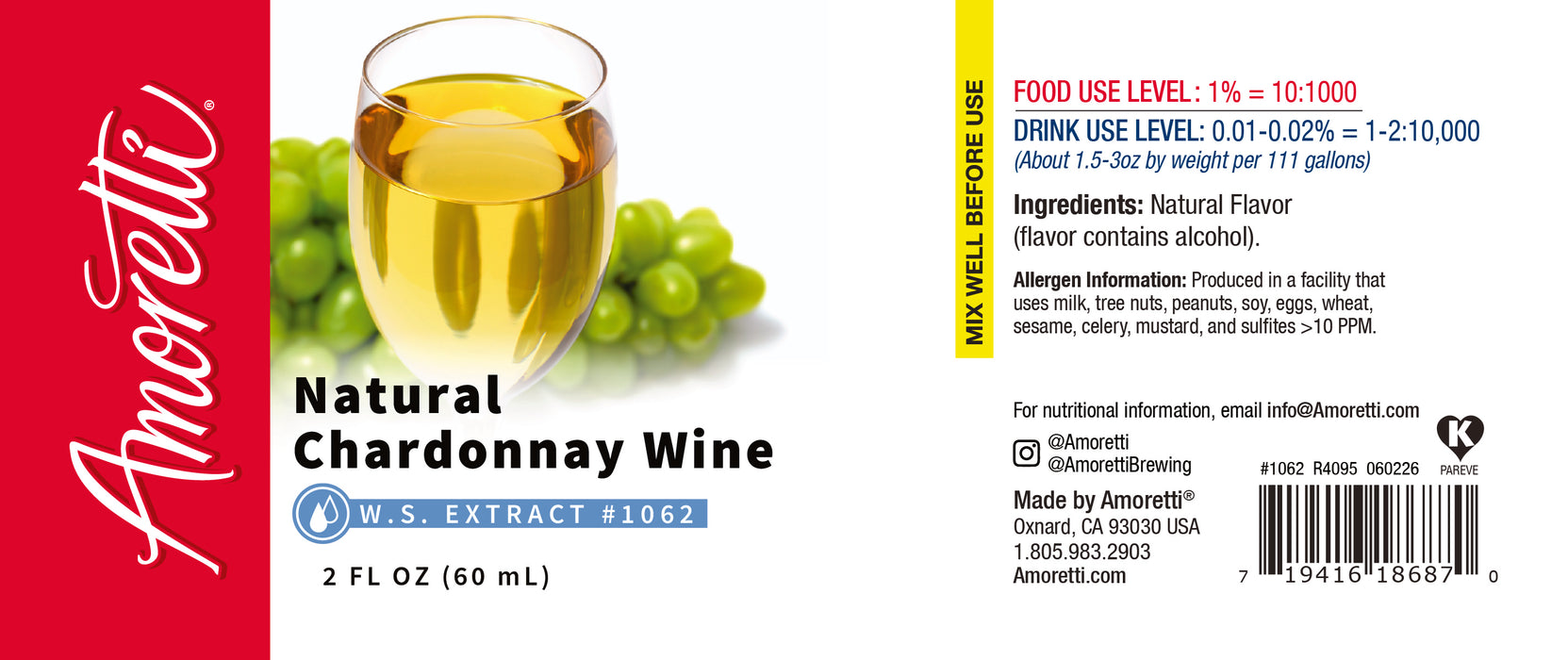 Natural Chardonnay Wine Extract Water Soluble