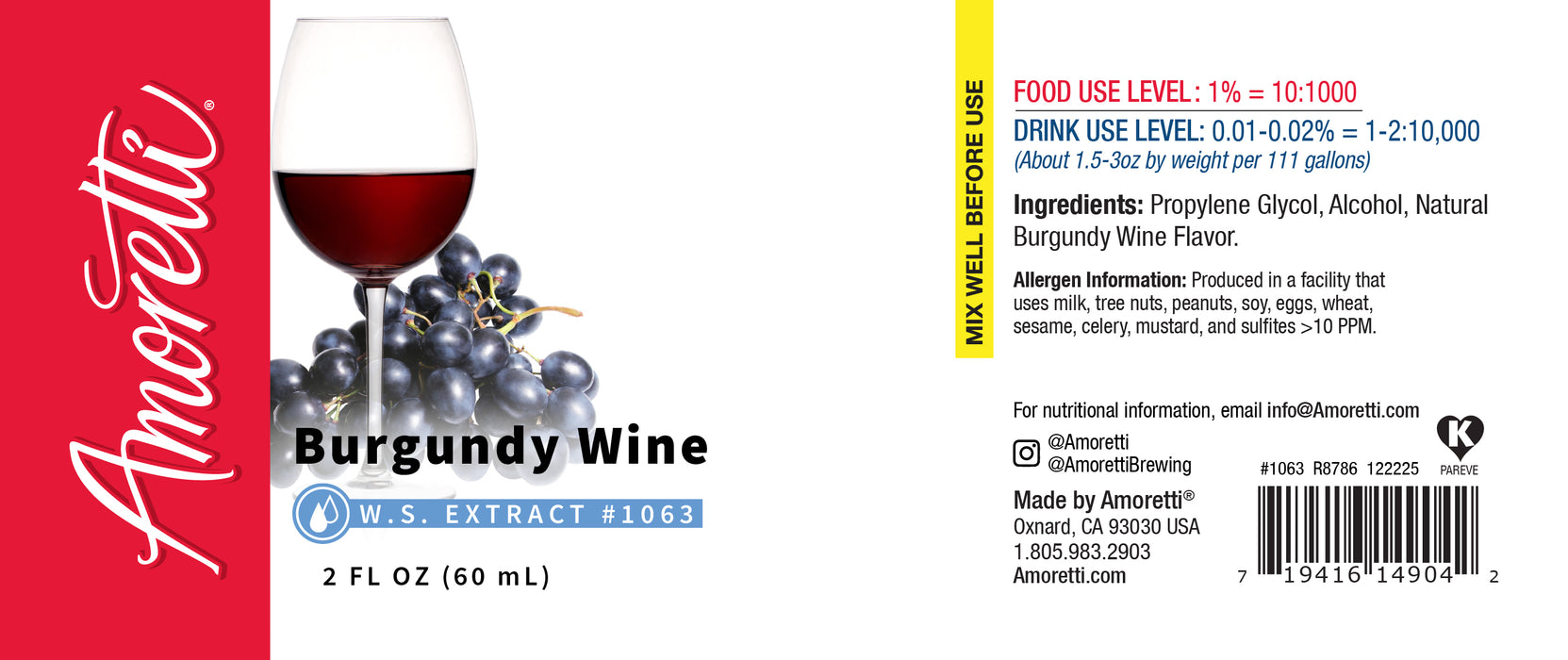 Burgundy Wine Extract Water Soluble