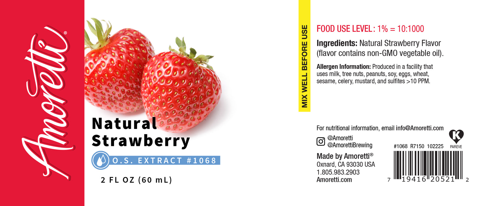 Natural Strawberry Extract Oil Soluble