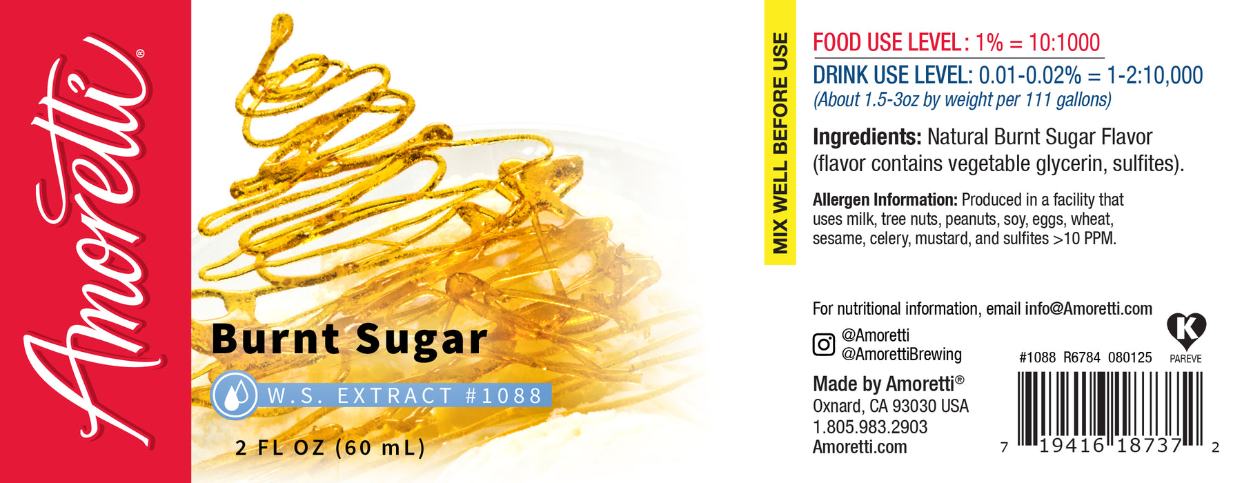 Burnt Sugar Extract Water Soluble