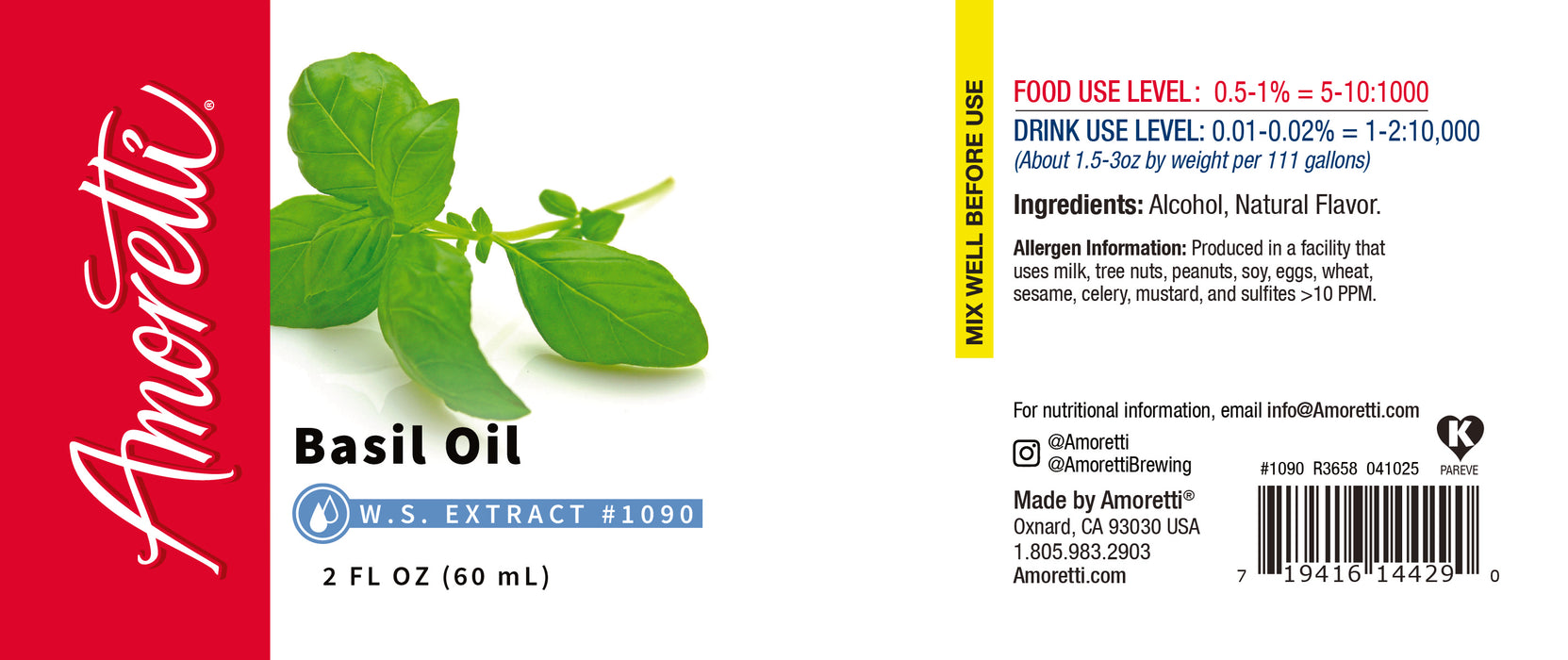 Basil Oil Extract Water Soluble
