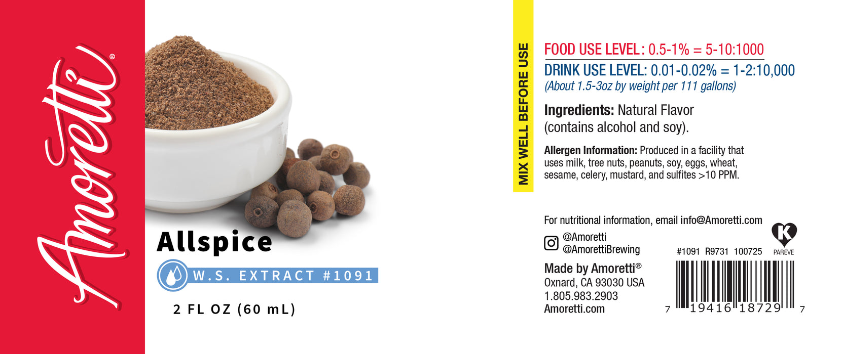 Allspice Extract Water Soluble