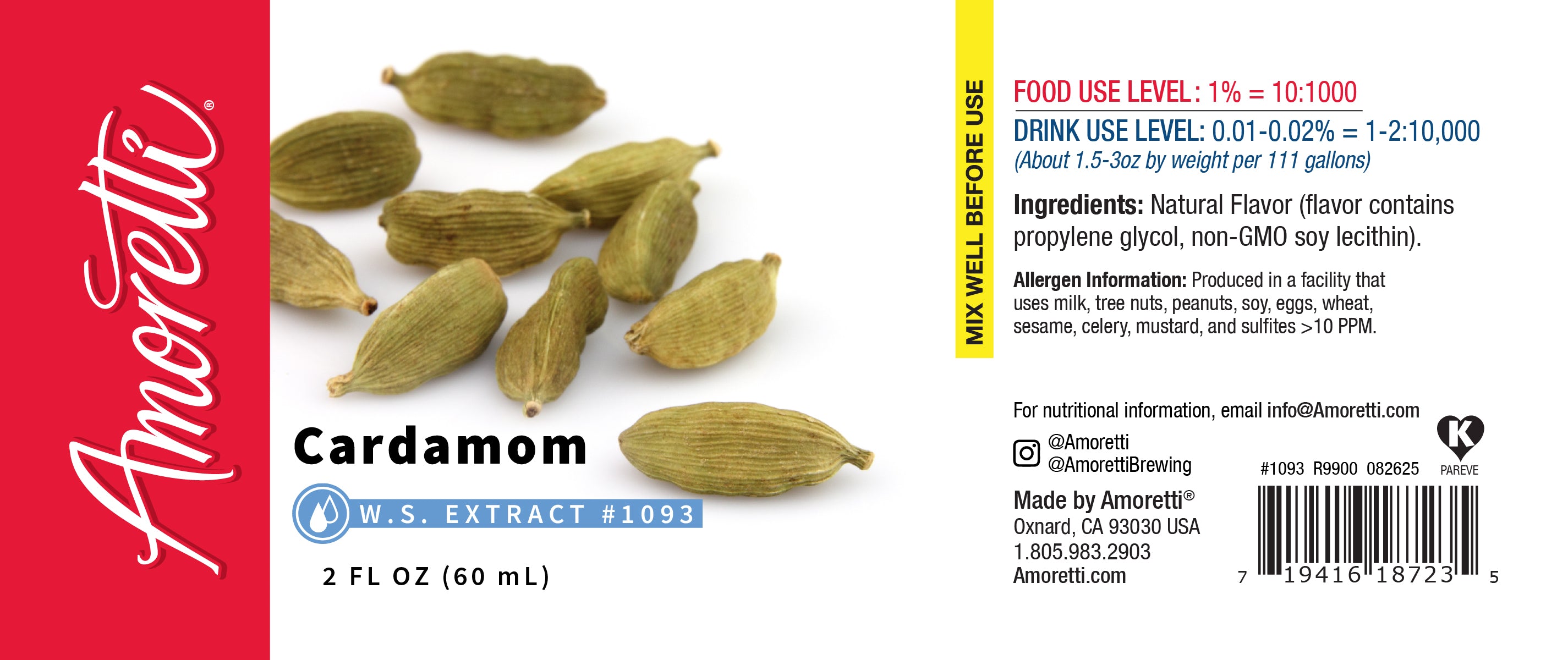Cardamom Extract Water Soluble — Amoretti
