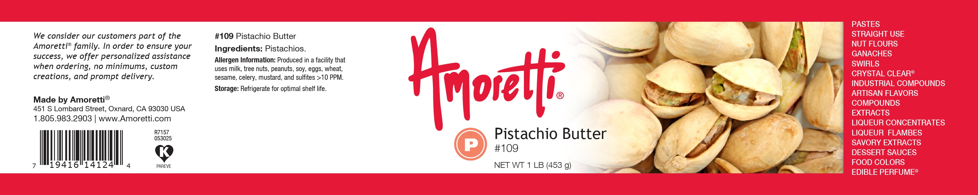 Pistachio Butter (100% Raw Pistachios)