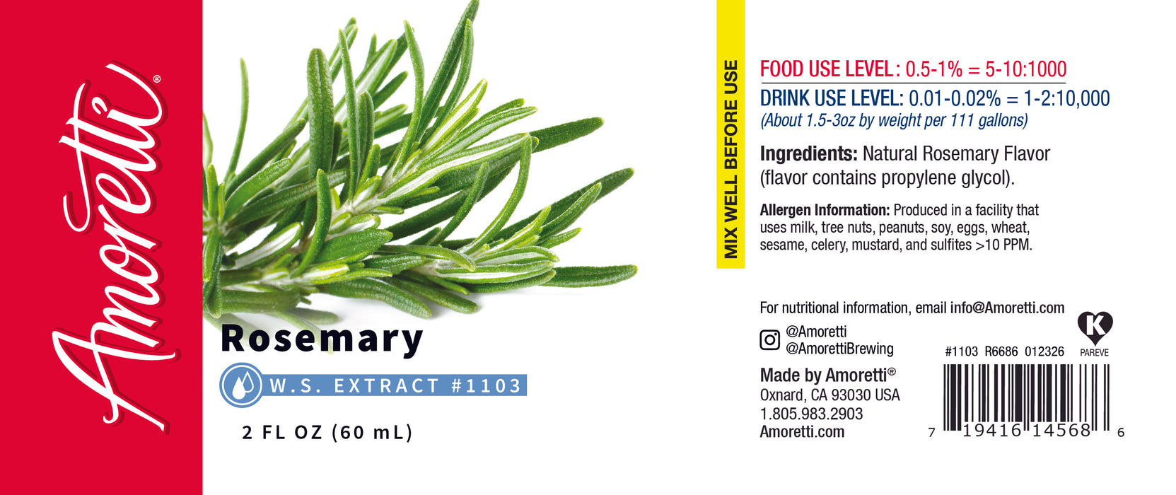 Rosemary Extract Water Soluble