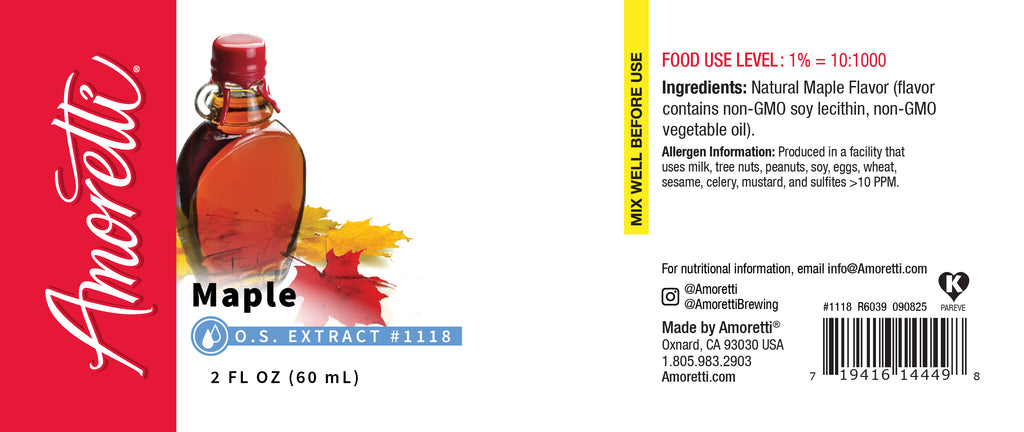 Maple Extract Oil Soluble — Amoretti