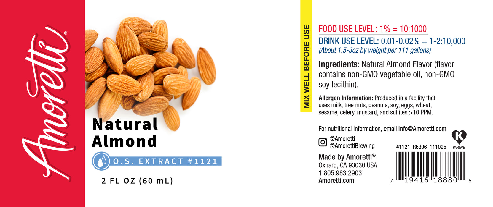 Natural Almond Extract Oil Soluble