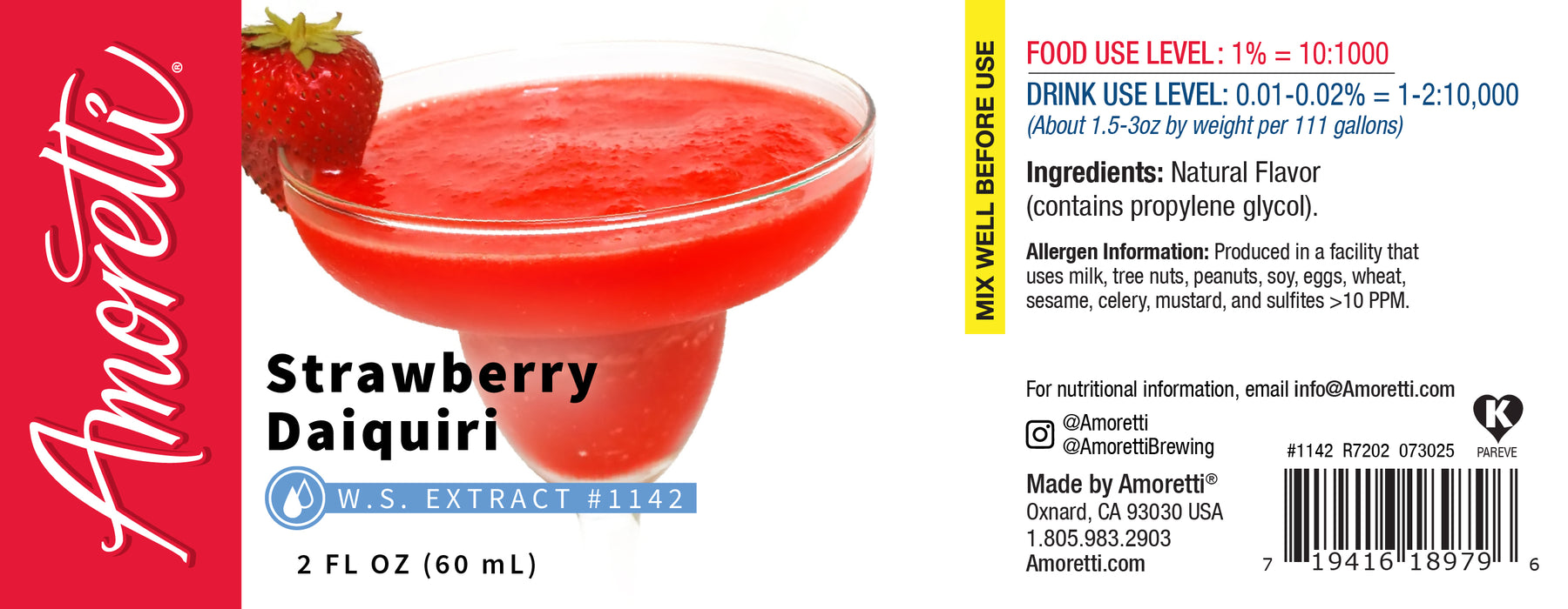Strawberry Daiquiri Extract Water Soluble