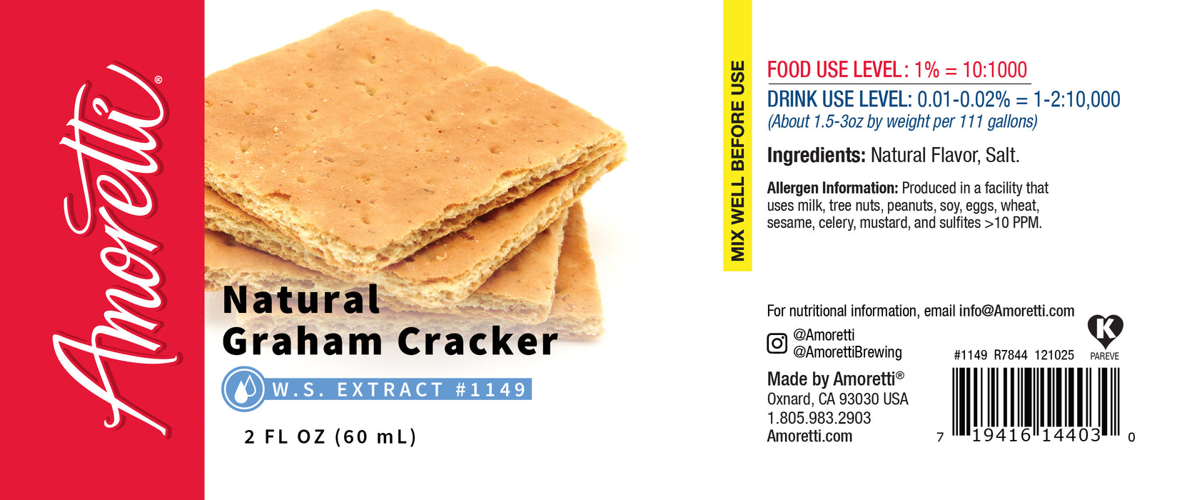 Natural Graham Cracker Extract Water Soluble