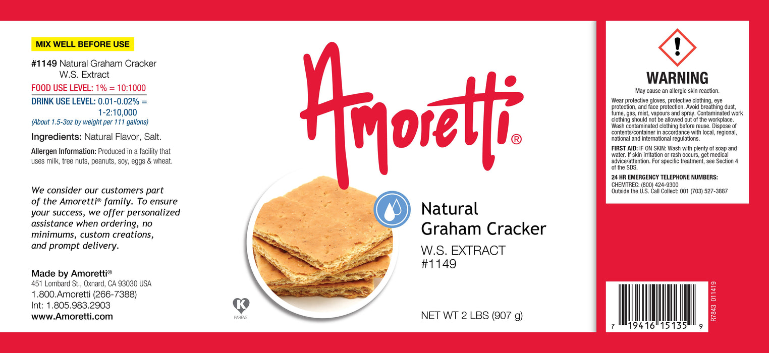 Natural Graham Cracker Extract Water Soluble