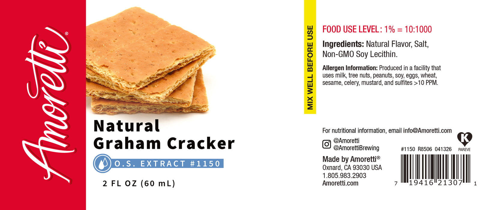 Natural Graham Cracker Extract Oil Soluble