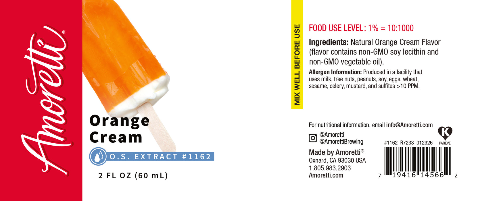 Orange Cream Extract Oil Soluble