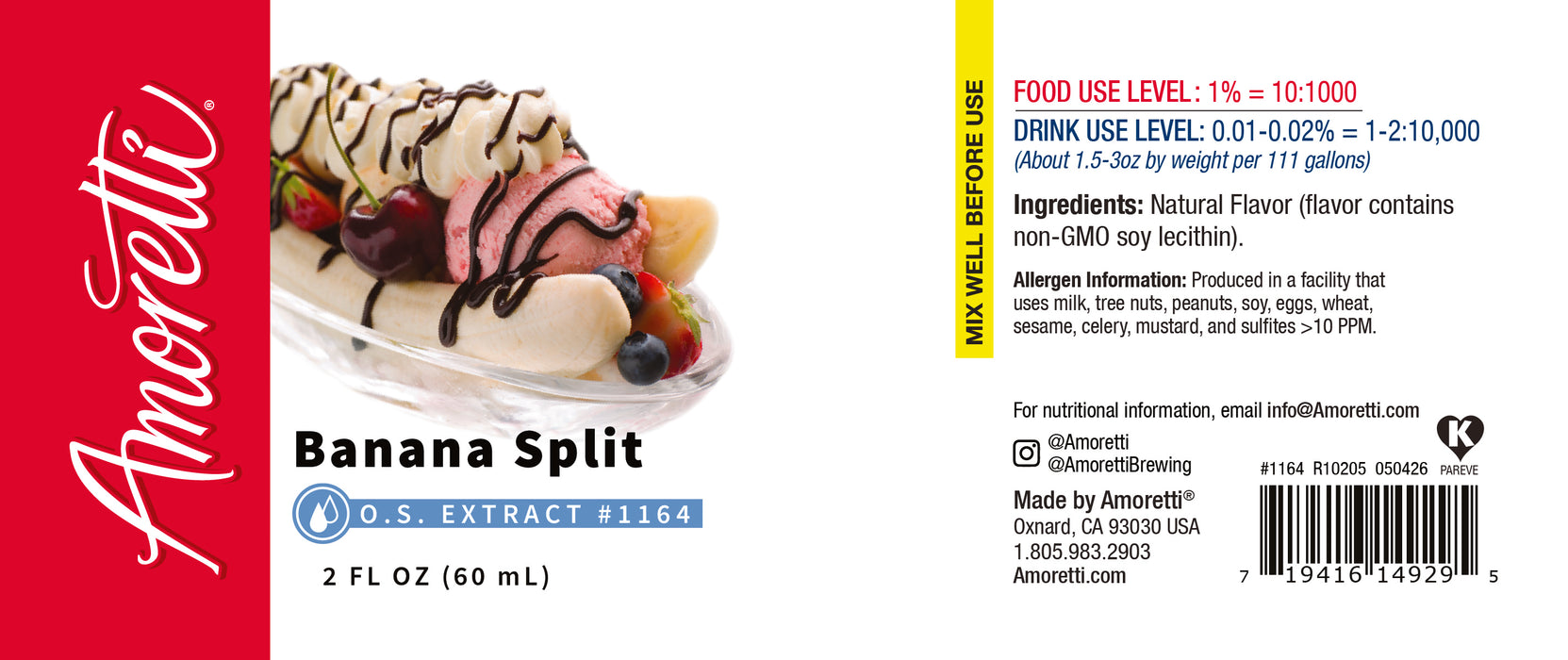 Banana Split Extract Oil Soluble