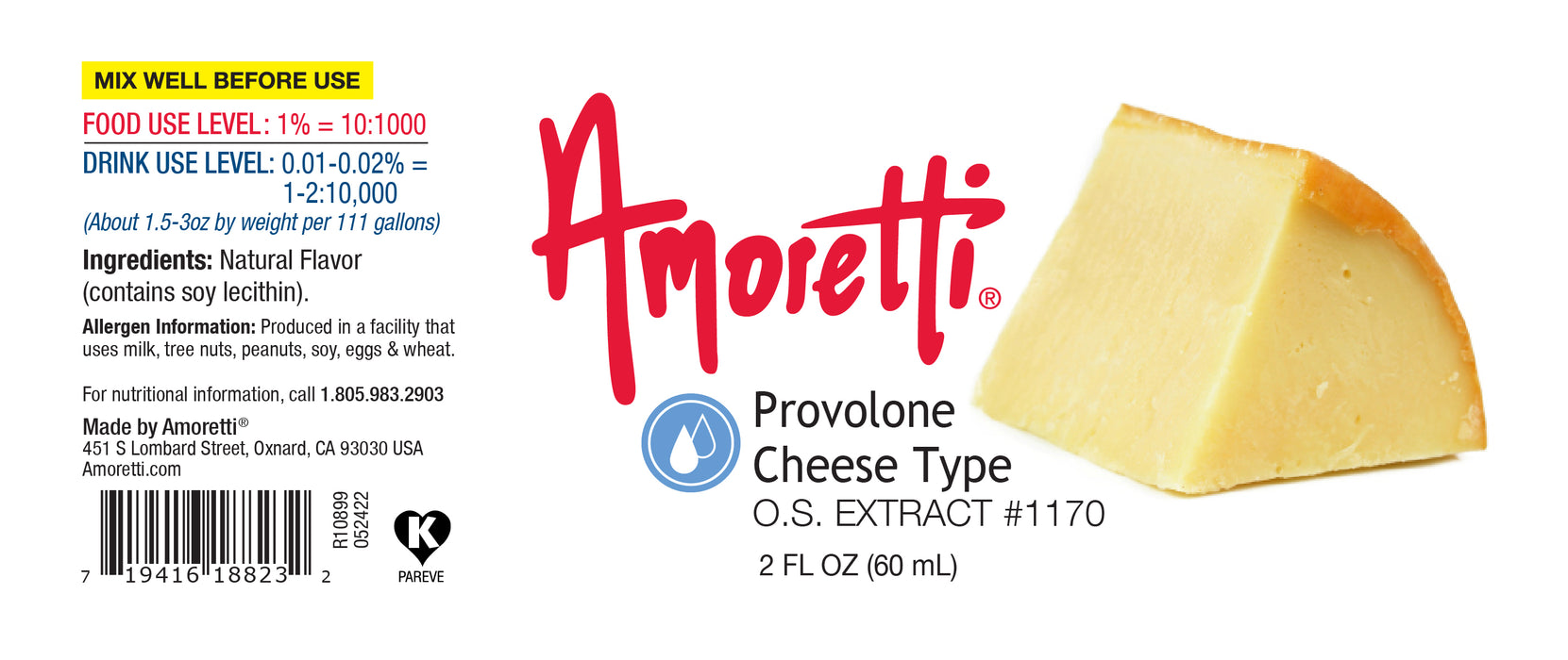 Provolone Cheese Type Extract Oil Soluble