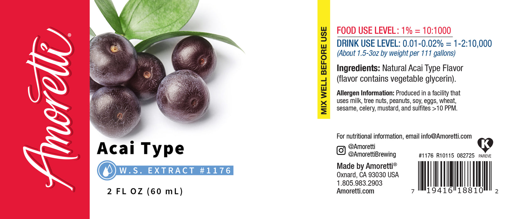 Acai Type Extract Water Soluble