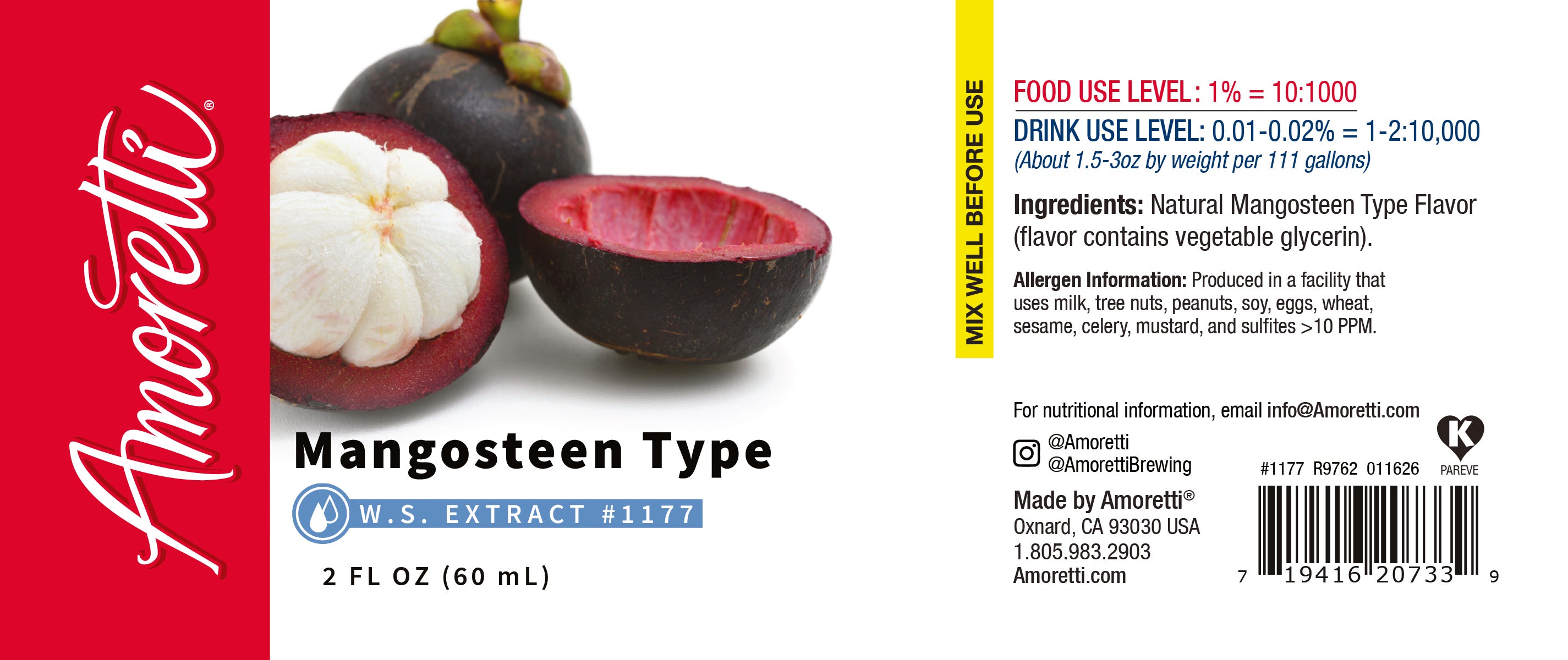 Mangosteen Type Extract Water Soluble — Amoretti