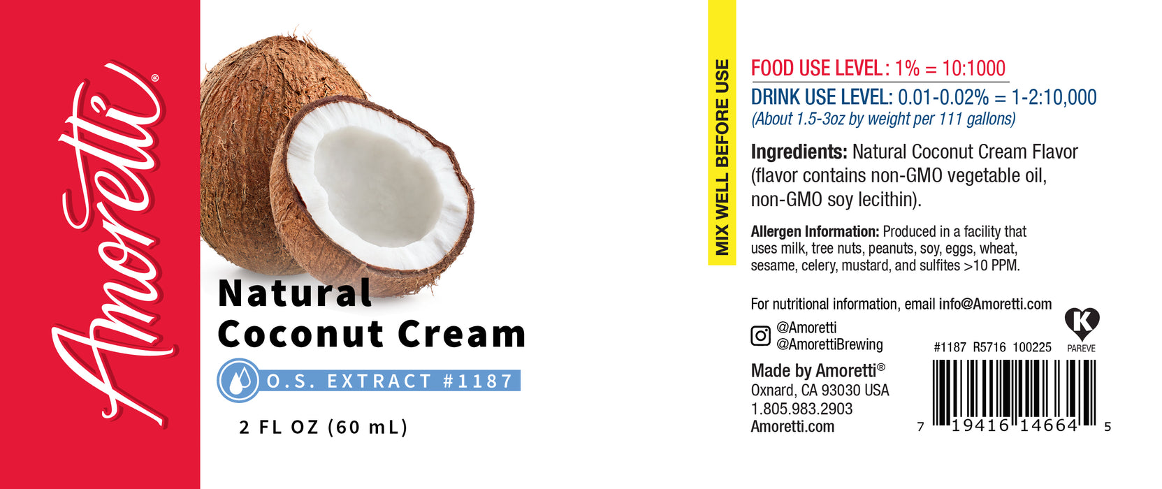 Natural Coconut Cream Extract Oil Soluble