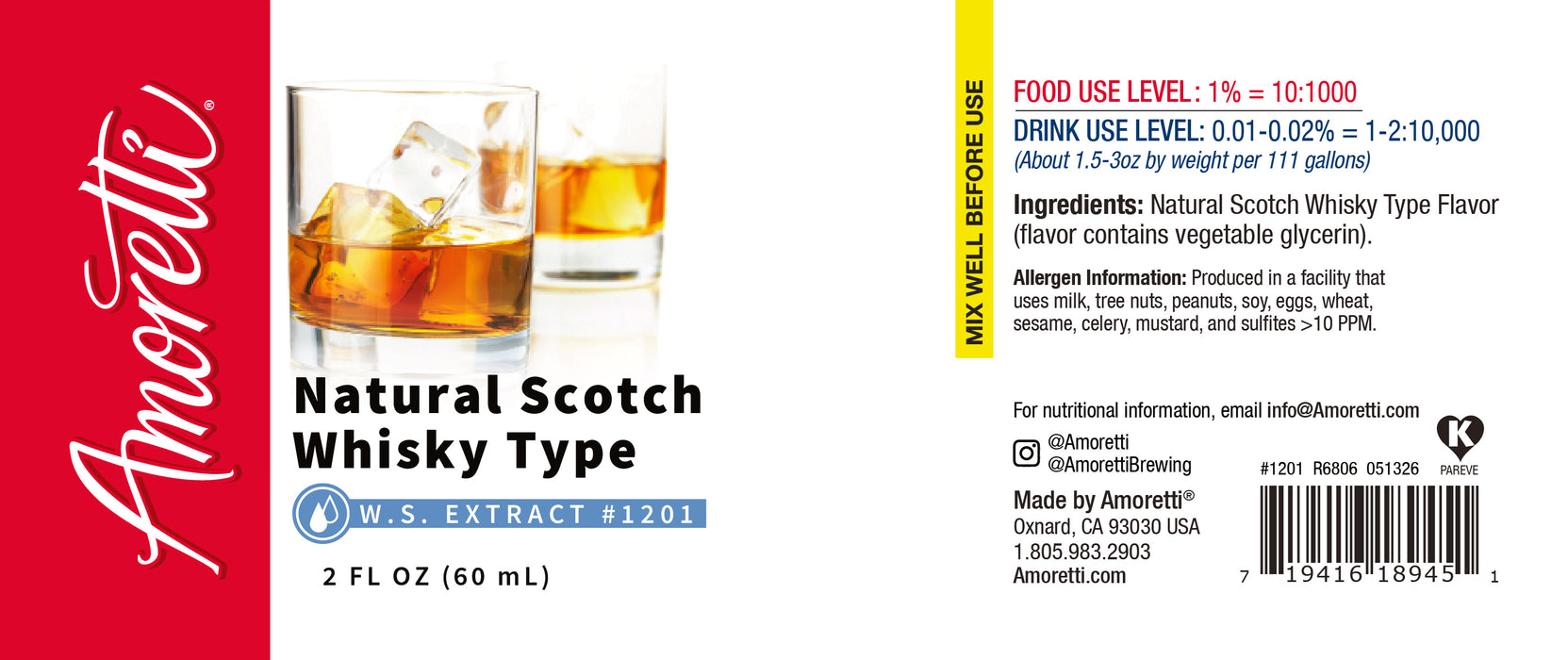 Scotch Whiskey Extract Water Soluble