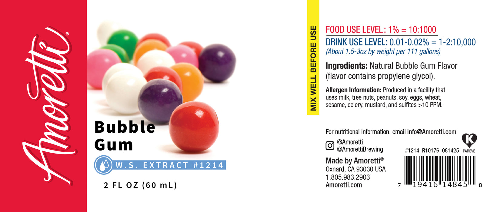 Bubble Gum Extract Water Soluble