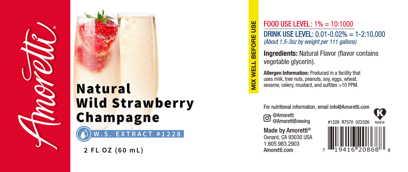 Natural Wild Strawberry Champagne Extract Water Soluble