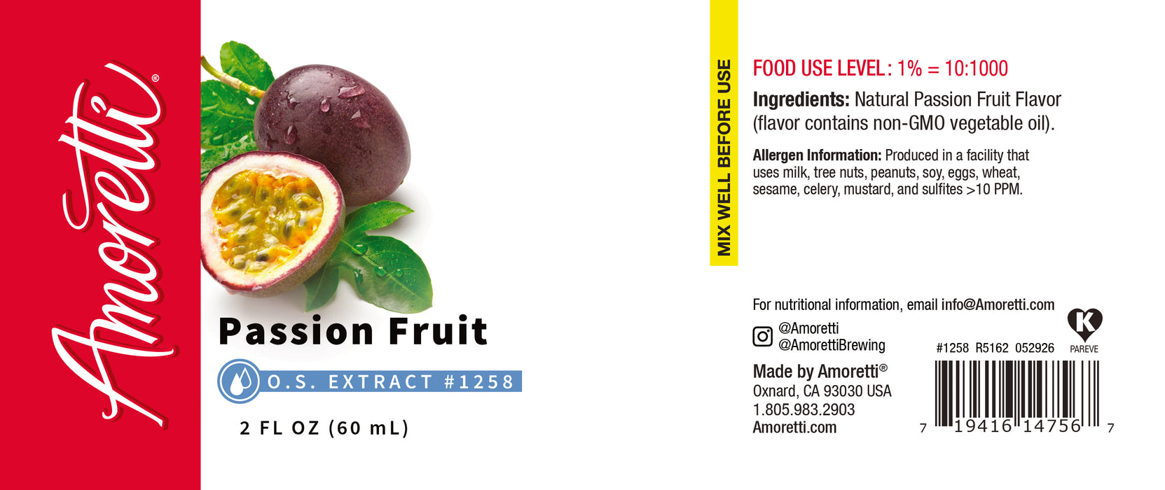 Passion Fruit Extract Oil Soluble