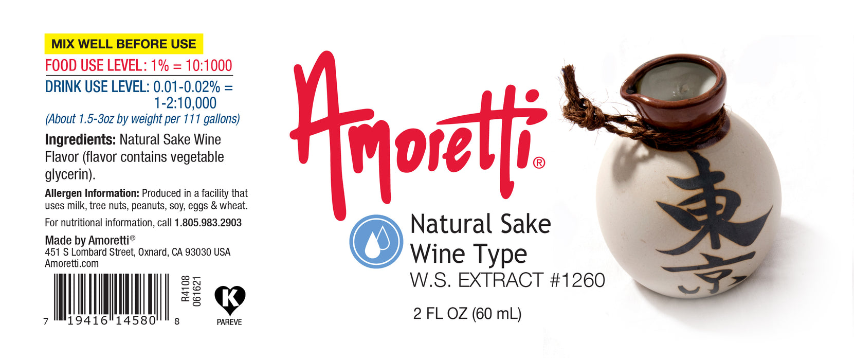 Natural Sake Wine Extract Water Soluble