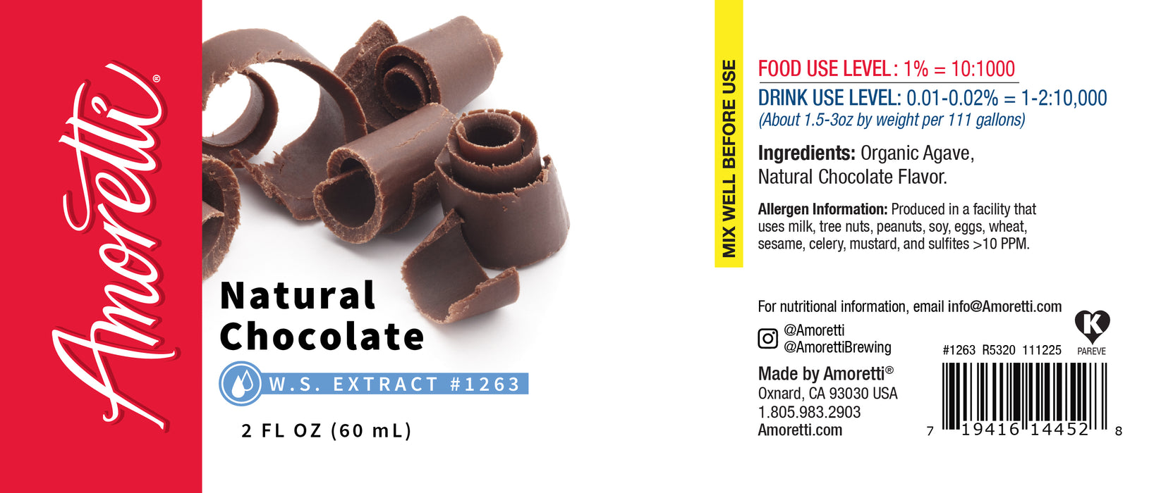 Natural Chocolate Extract Water Soluble