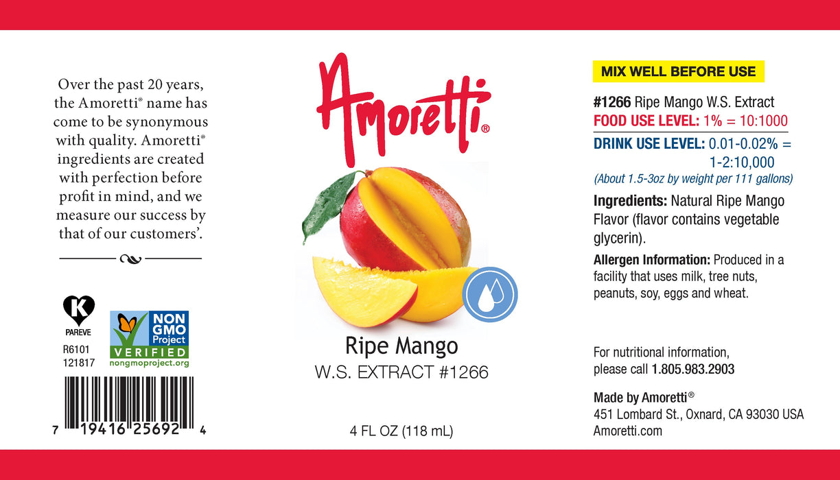 Ripe Mango Extract Water Soluble