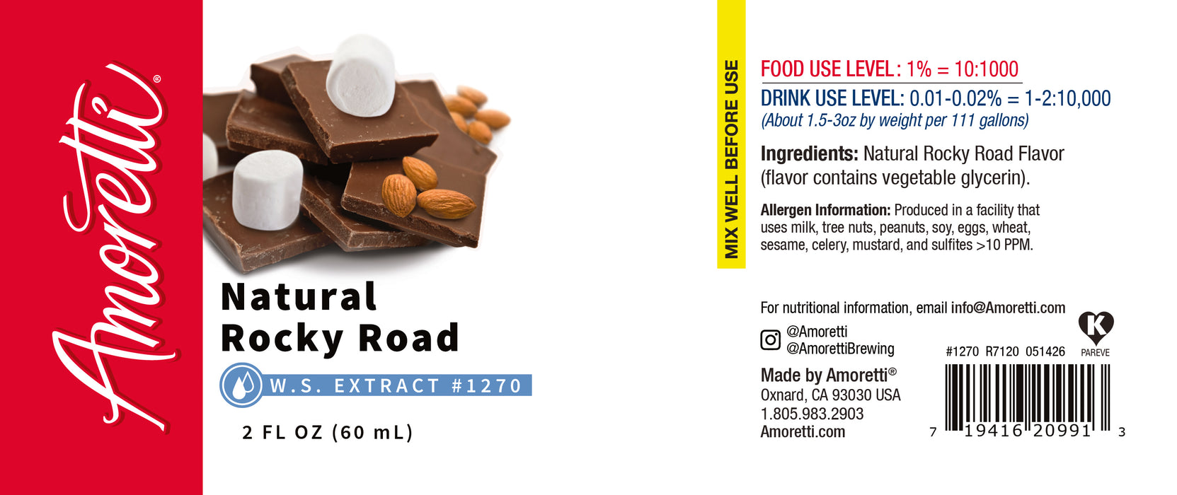 Natural Rocky Road Extract Water Soluble
