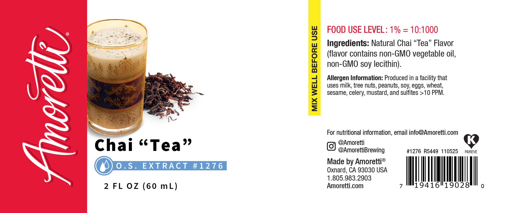 Chai "Tea" Extract Oil Soluble