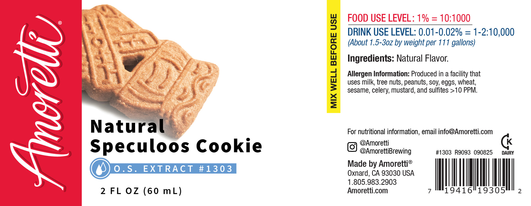 Natural Speculoos Cookie Extract Oil Soluble
