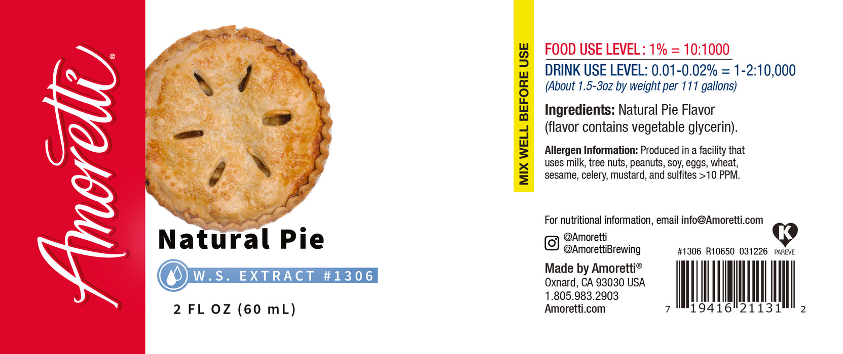 Natural Pie Extract Water Soluble