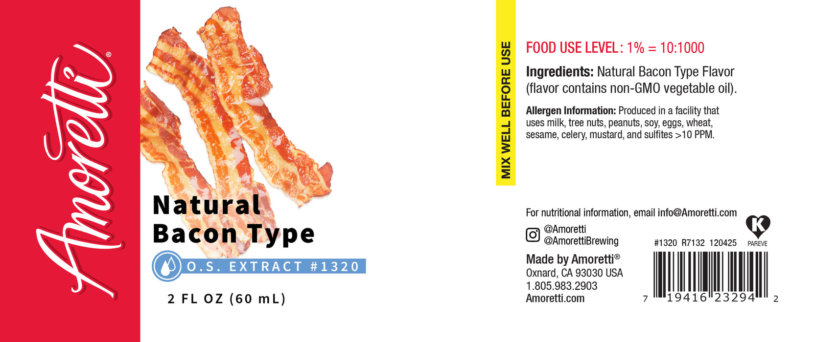 Natural Bacon Type Extract Oil Soluble