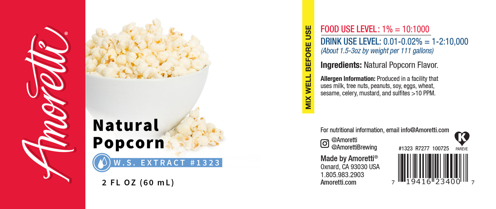 Natural Popcorn Extract Water Soluble