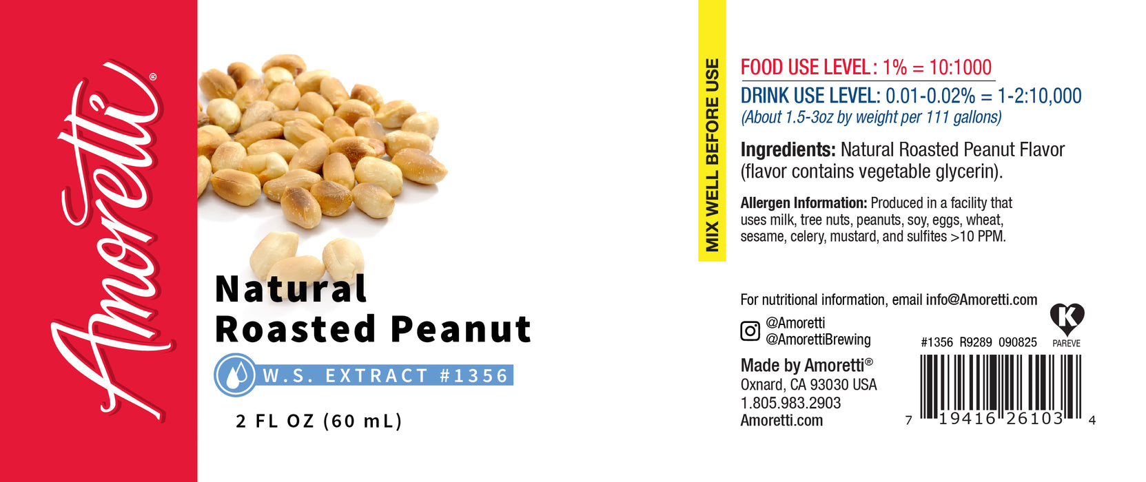 Natural Roasted Peanut Extract Water Soluble