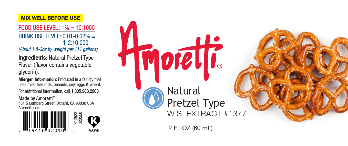 Natural Pretzel Type Extract Water Soluble