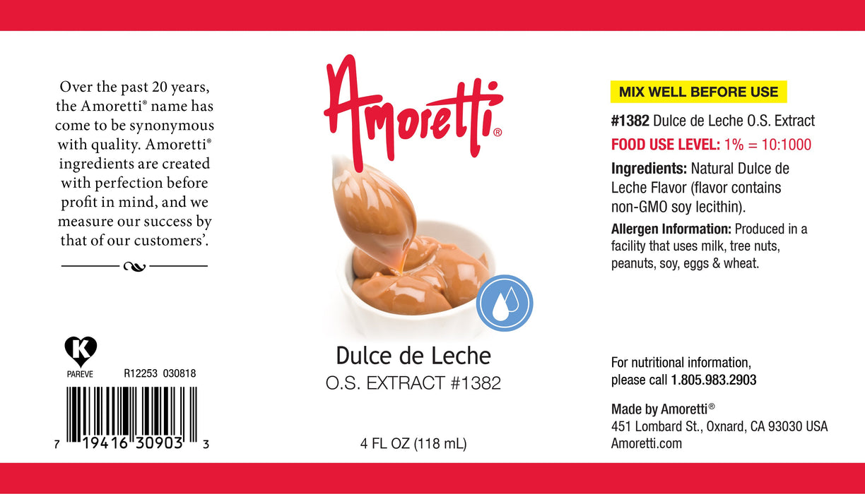 Dulce de Leche Extract Oil Soluble