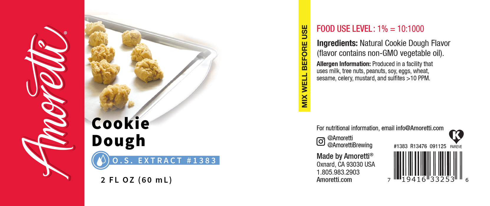 Cookie Dough Extract Oil Soluble