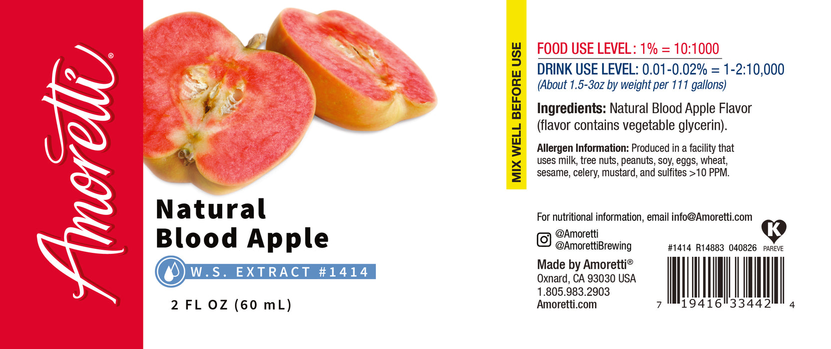 Natural Blood Apple Extract Water Soluble