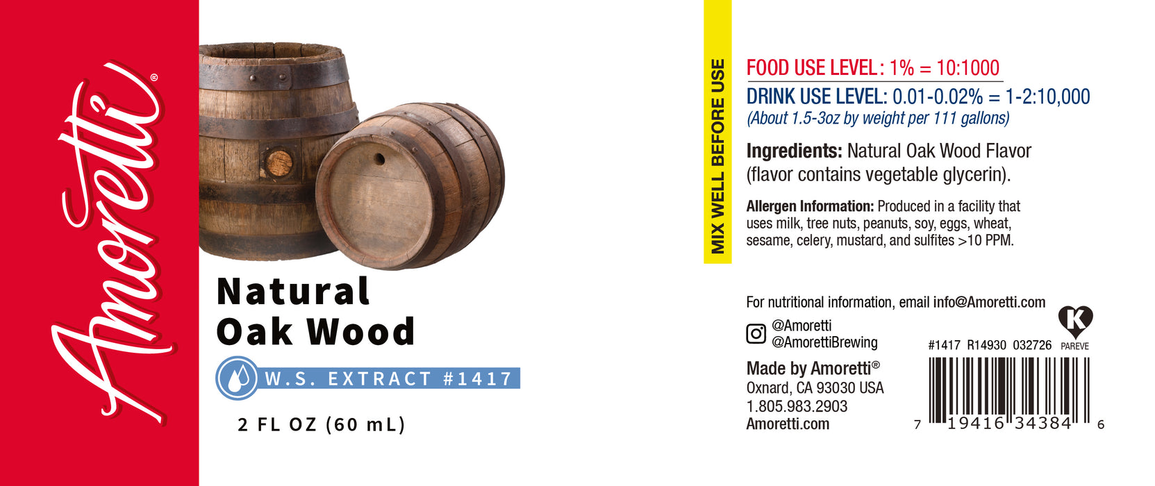Natural Oak Wood Extract Water Soluble