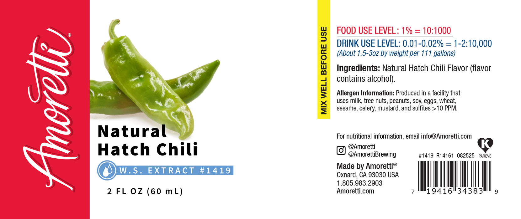 Natural Hatch Chili Extract Water Soluble