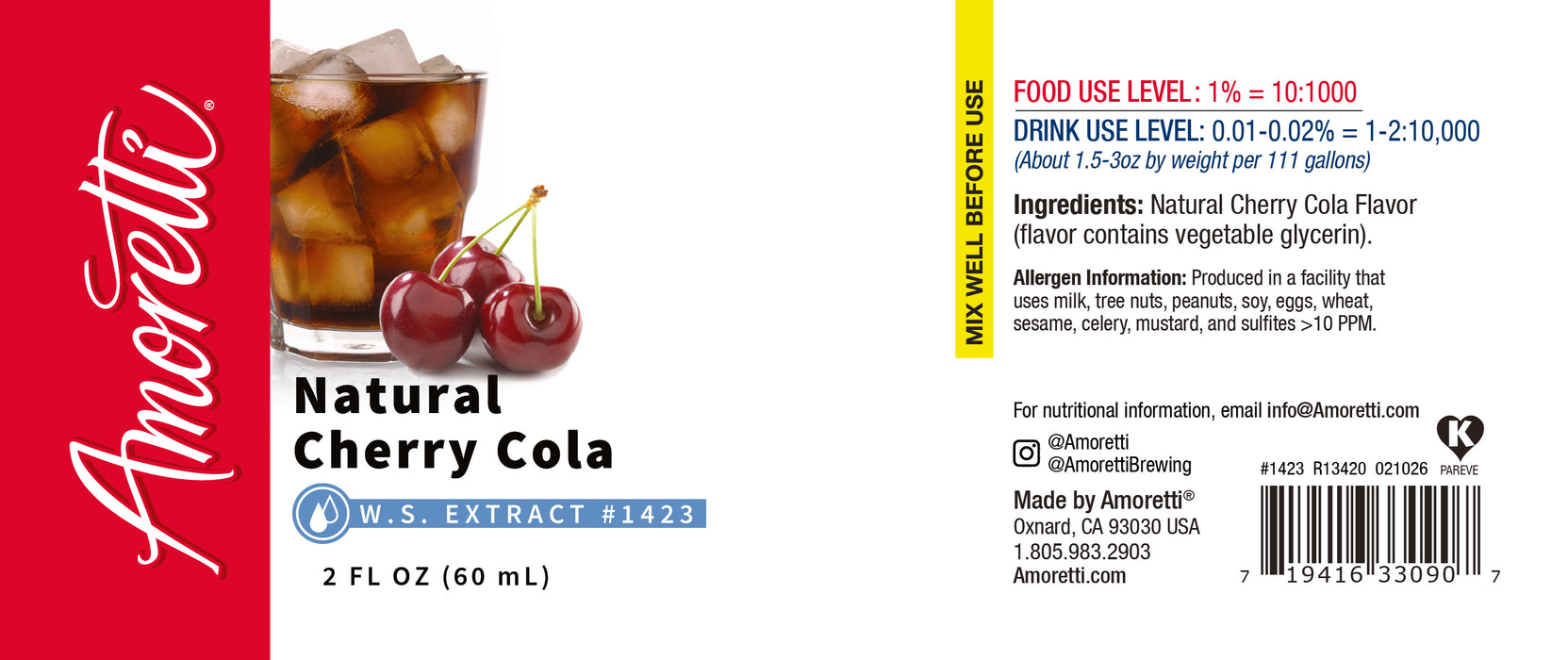Natural Cherry Cola Extract Water Soluble